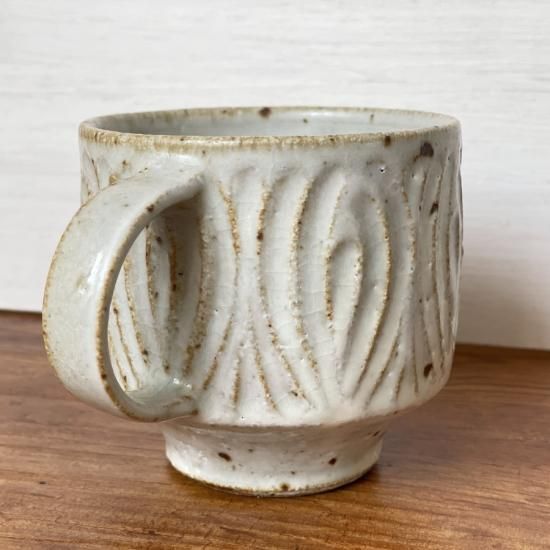 新品】伊藤豊花紋マグカップ&花紋6寸リム皿計4個セット