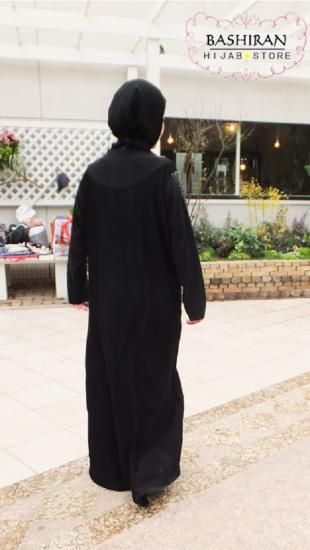 ABAYAヒジャーブ付春秋◎　夏△　冬×M～XL - BASHIRAN HIJAB STORE