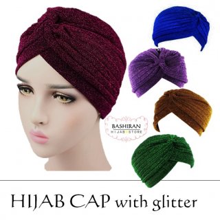 <img class='new_mark_img1' src='https://img.shop-pro.jp/img/new/icons34.gif' style='border:none;display:inline;margin:0px;padding:0px;width:auto;' />HIJAB CAP</BR>with glitter