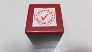 Mashallah </br>Excellent Effort </br>Stamp (red)