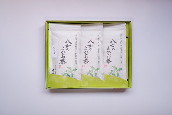 特上煎茶【山霧】3本 ギフトセット - オーガニック八女茶－お茶の