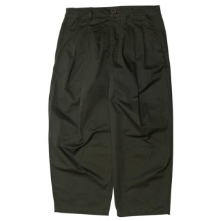 EAZYMISS LOOSE STRAIGHT PANTS / Army green