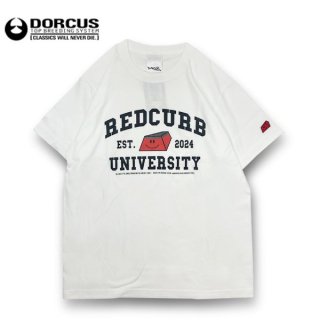 DORCUS  RED CURB UNIVERSITY 5.6oz T-SHIRTS