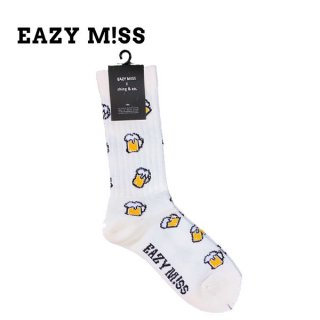 EAZYMISS Beer socks /White