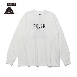 POLER FURRY FONT RELAX FIT L/S TEE /3Color