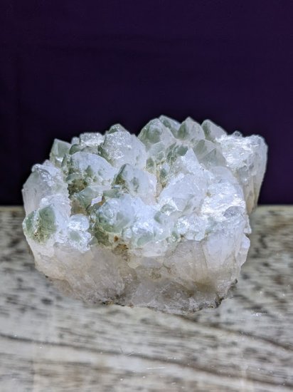 緑水晶　グリーンクオーツ　（荒川鉱山産）　A - ミネラルアドベンチャー