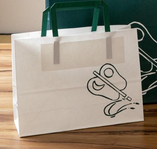 手提げ紙袋 小サイズ 1枚 - 出雲大社正門前 縁結び ぜんざい 和菓子