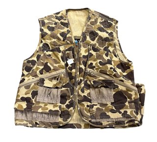 <img class='new_mark_img1' src='https://img.shop-pro.jp/img/new/icons15.gif' style='border:none;display:inline;margin:0px;padding:0px;width:auto;' />80's〜 Duck Hunter Camo Hunting Vest 