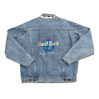 <img class='new_mark_img1' src='https://img.shop-pro.jp/img/new/icons15.gif' style='border:none;display:inline;margin:0px;padding:0px;width:auto;' />Hard Rock Cafe Denim Jacket