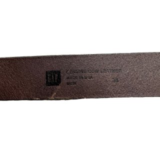 <img class='new_mark_img1' src='https://img.shop-pro.jp/img/new/icons15.gif' style='border:none;display:inline;margin:0px;padding:0px;width:auto;' />GAP Leather Belt ''MADE IN USA''