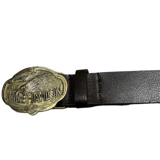 <img class='new_mark_img1' src='https://img.shop-pro.jp/img/new/icons15.gif' style='border:none;display:inline;margin:0px;padding:0px;width:auto;' />Bootleg Harley-Davidson Leather Belt ''Brown'' ()