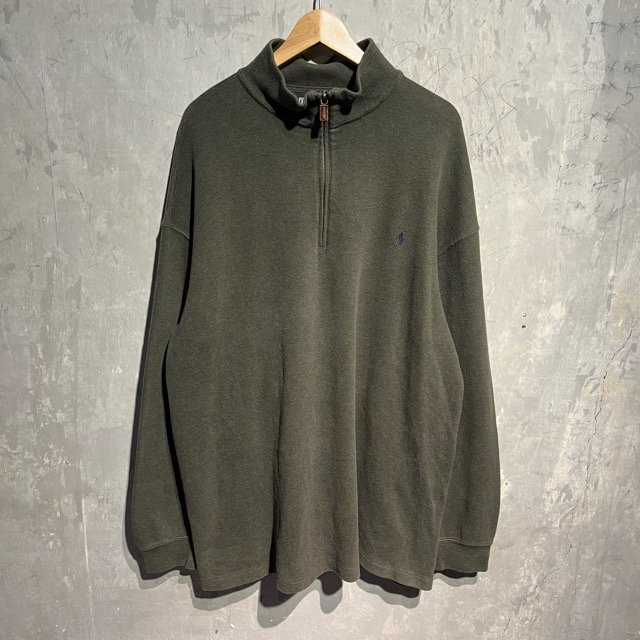 <img class='new_mark_img1' src='https://img.shop-pro.jp/img/new/icons15.gif' style='border:none;display:inline;margin:0px;padding:0px;width:auto;' />POLO by Ralph Lauren Half Zipper Cotton Sweat Shirt