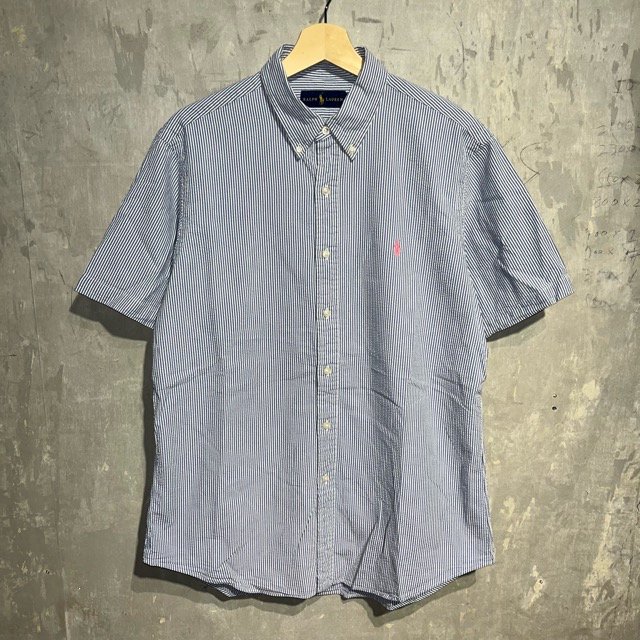 Ralph Lauren Seersucker Stripe S/S Shirts