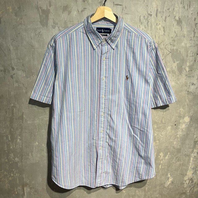 Ralph Lauren Classic Fit S/S Stripe B.D Shirt 