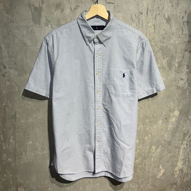Ralph Lauren S/S Stripe B.D OXF Shirt 