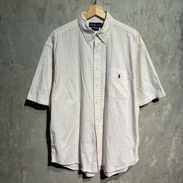 Ralph Lauren BIG SHIRT S/S Check B.D Shirt 