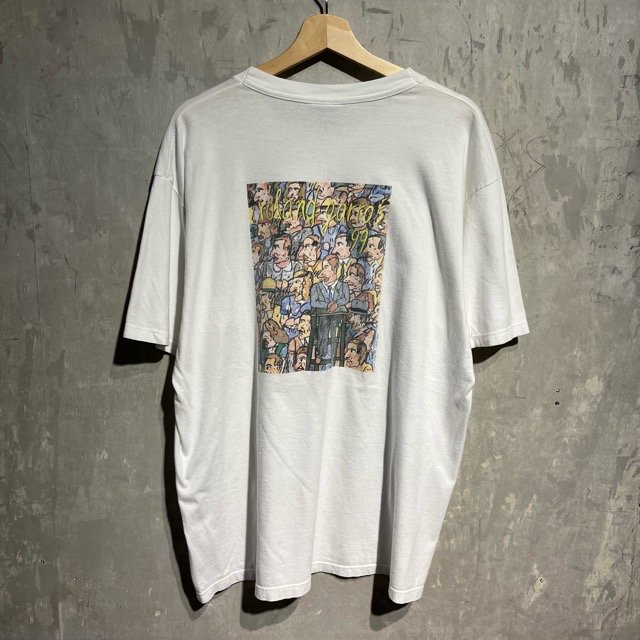 90's ROLAND CARROS Paris Print S/S Tee MADE IN FRANCE