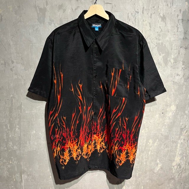 Mogul Fire Pattern Print S/S Shirts