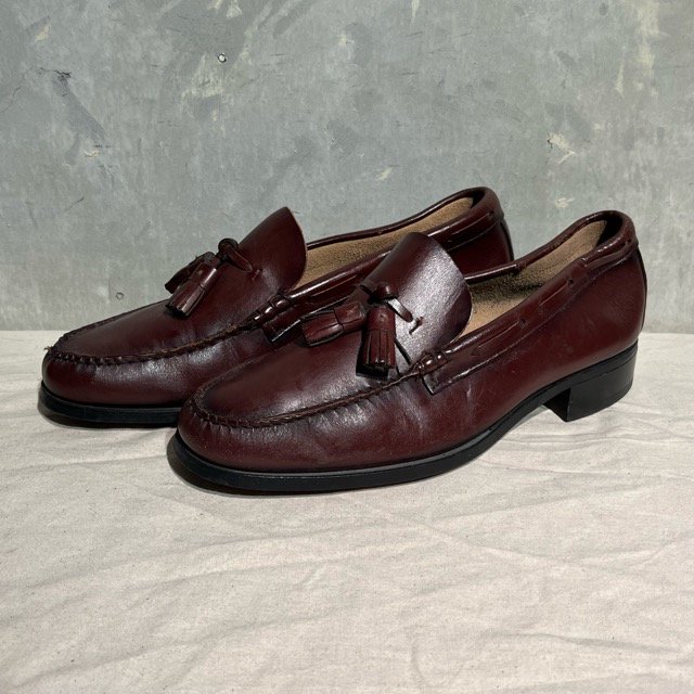 FLORSHEIM Tassel Loafer Leather Shoes MADE IN U.S.A