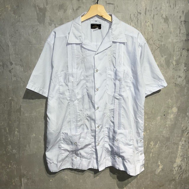 S/S Open Collar Cuba Shirt