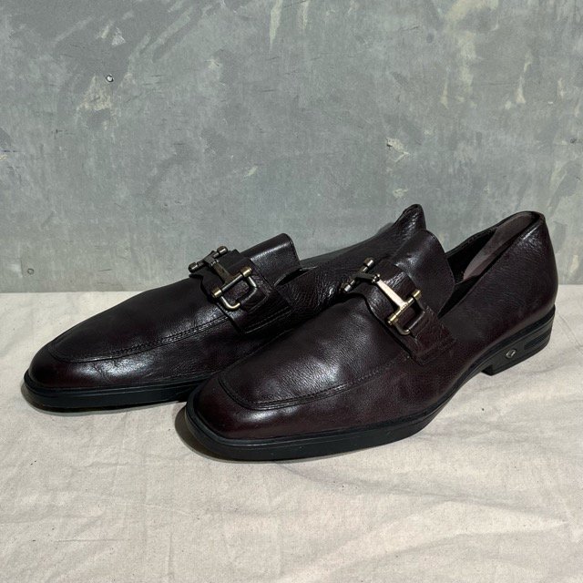 BALLY Bit Loafer Leather Shoes MADE IN SWISS