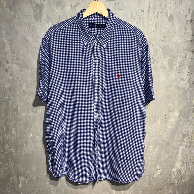 Ralph Lauren Check Linen B.D S/S Shirt 