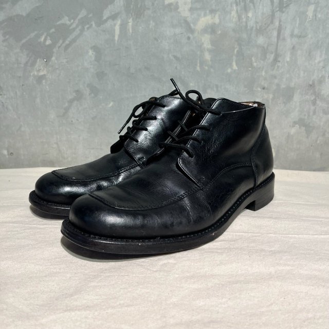 Square Toe Leather Boots