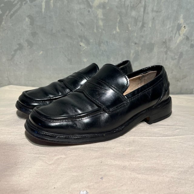 Square Toe Leather Loafer