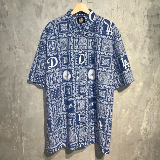 Reyn Spooner + MLB L.A Dodgers S/S Aloha Shirt 