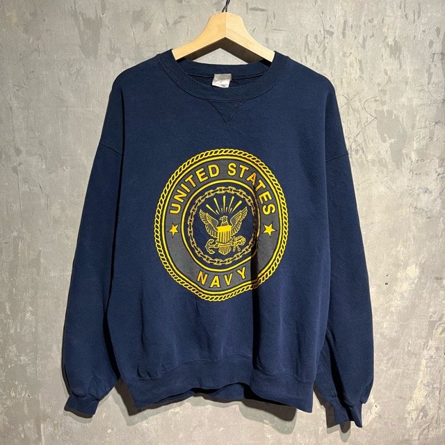 U.S.NAVY SOFFE L/S Print Sweat Shirts MADE IN U.S.A