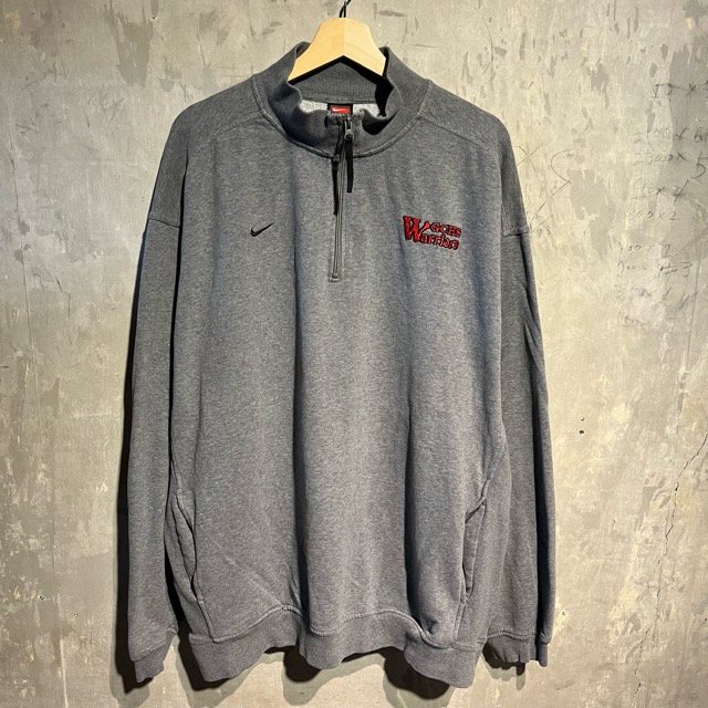 NIKE Tie Half Zip L/S Sweat Shirt