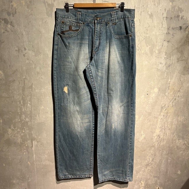 Pelle Pelle Remake Denim Baggy Pants W35