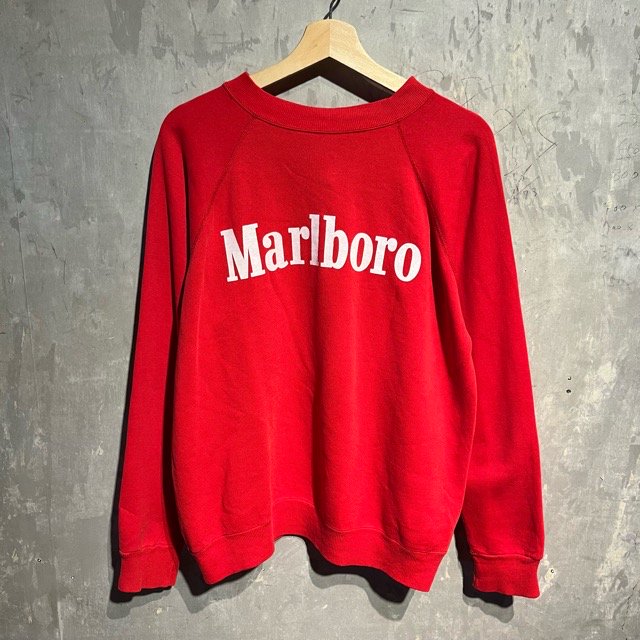 Marlbolo L/S Sweat Shirts HANES MADE IN U.S.A / L