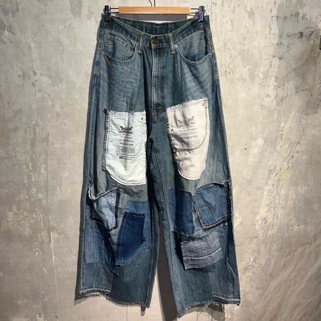 ƹ Denim Baggy Pants W28