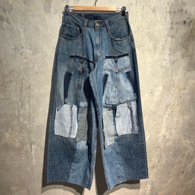 ƹ Denim Baggy Pants W27