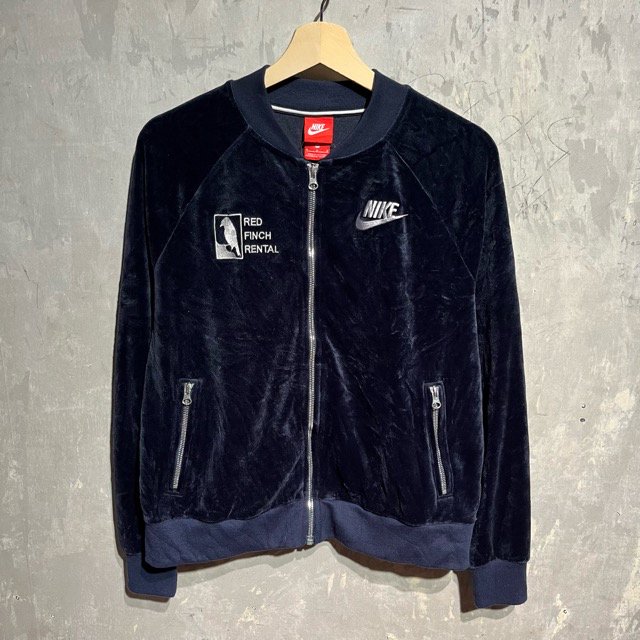 NIKE Velour Zipup Tops