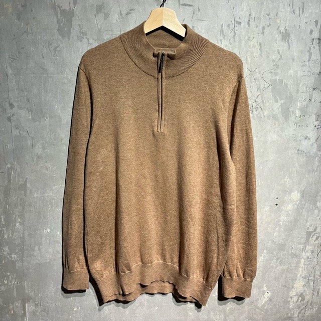 L.L.Bean Cashmere Halfzip Knit Sweater