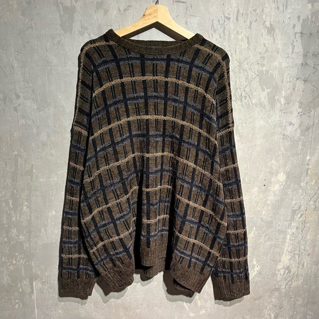 DOCKERS Check Knit Sweater