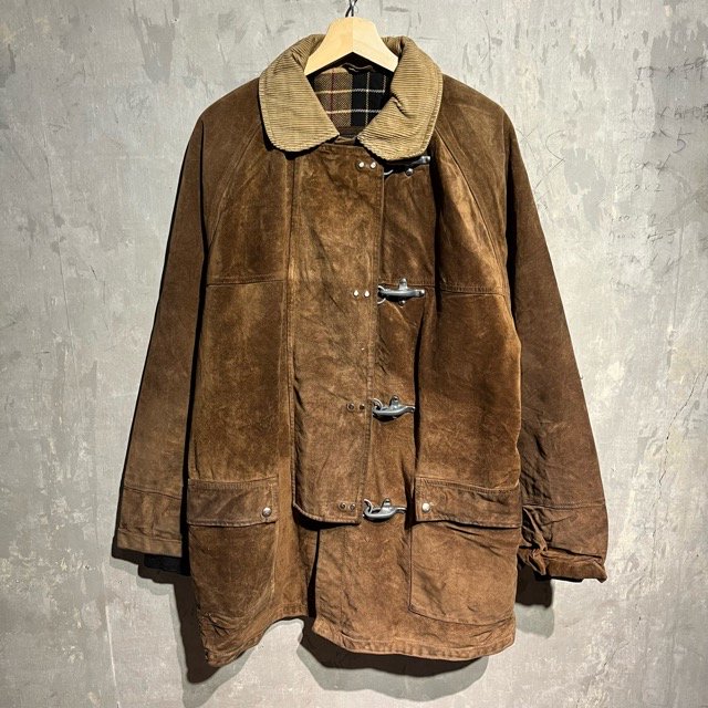 Fay Suede Leather Fire Man Jacket