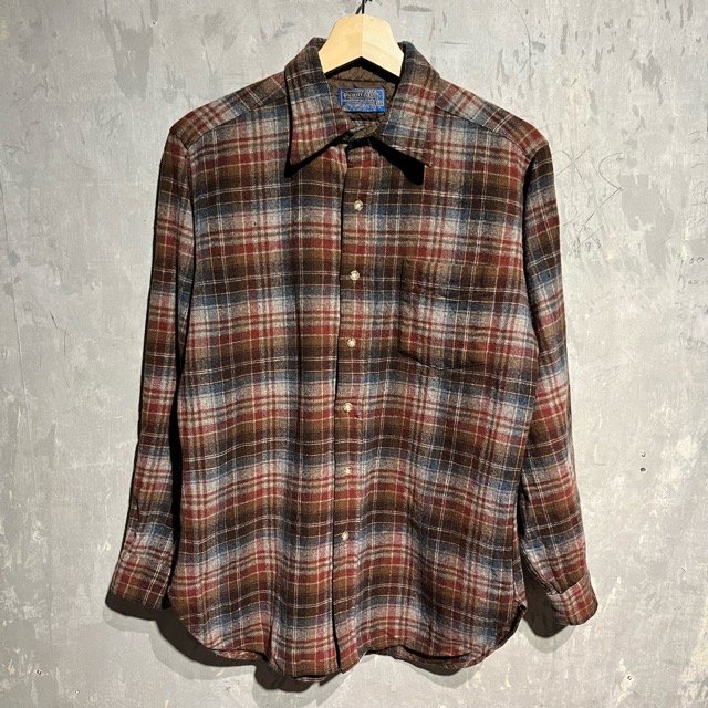 Pendleton Check Wool L/S Shirt MADE IN U.S.A