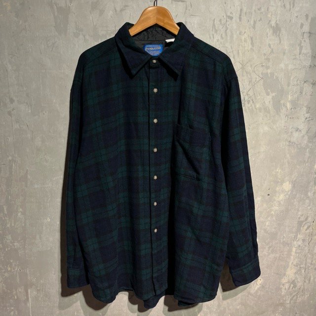 Pendleton Check Wool L/S Shirt MADE IN U.S.A