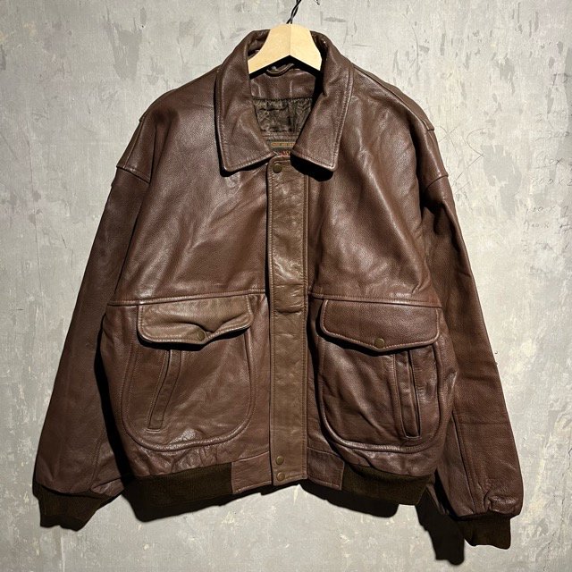 Adventure Bound A-2 Type Leather Jacket