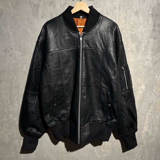 ƹ MA-1 Leather Jacket