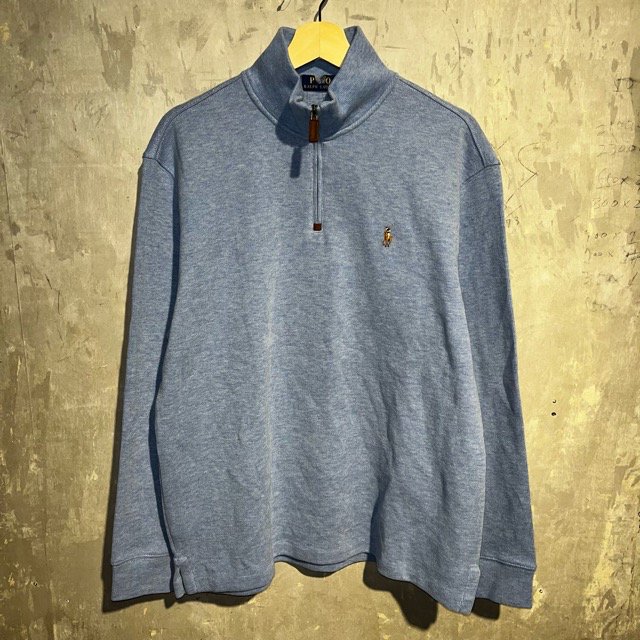 NEW POLO Ralph Lauren Half Zipper Cotton Knit Sweater