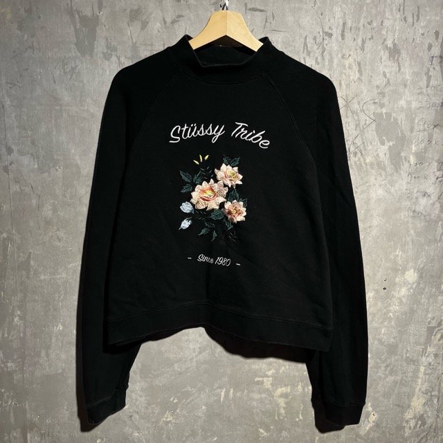 Stussy L/S Flower Sweat Shirt 