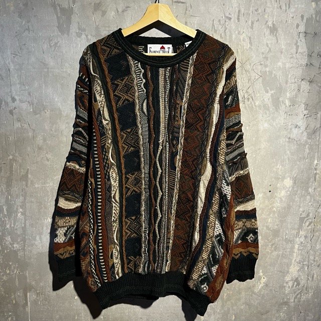 FLORENCE TRICOT 3D Cotton Knit Sweater