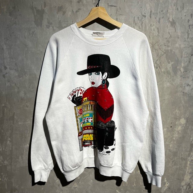 L/S Print Sweat Shirt MADE IN U.S.A