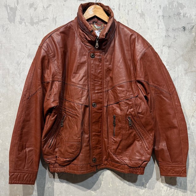 80's〜 BERTO LUCCI European Leather Jacket