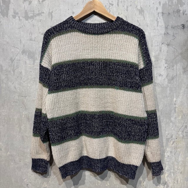 Regular border cotton knit