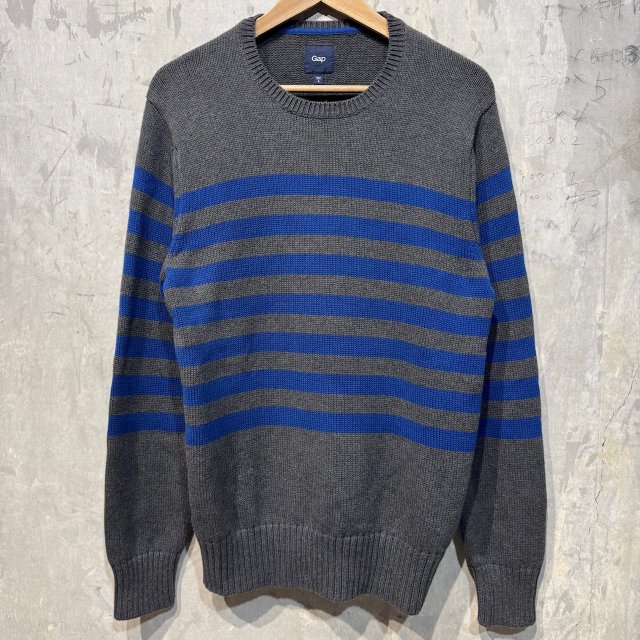 gap border cotton knit